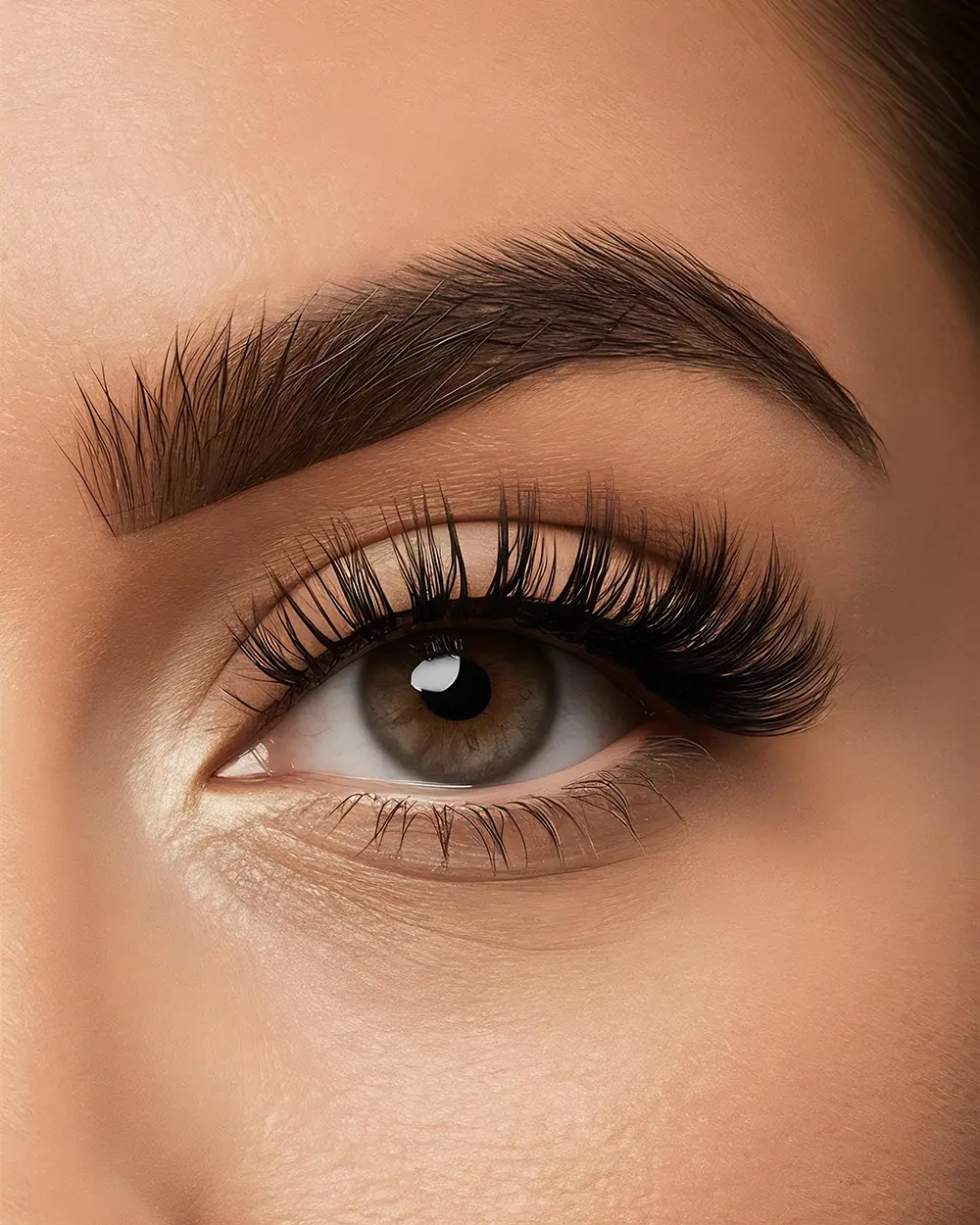 Extensiones de pestañas con volumen
